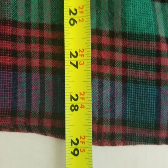 Northwest Territory Shirt Mens Large Flannel Button Up Blue Red Green Plaid - Picture 7 of 7